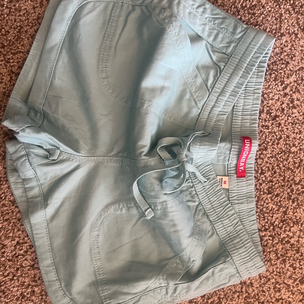 UNIONBAY Light Blue Drawstring Shorts
